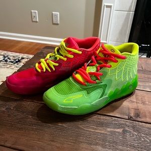 LaMelo Ball mb.01 Rick and Morty size 10. Authenticity not guaranteed.